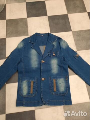 Пиджак джинсовый новый