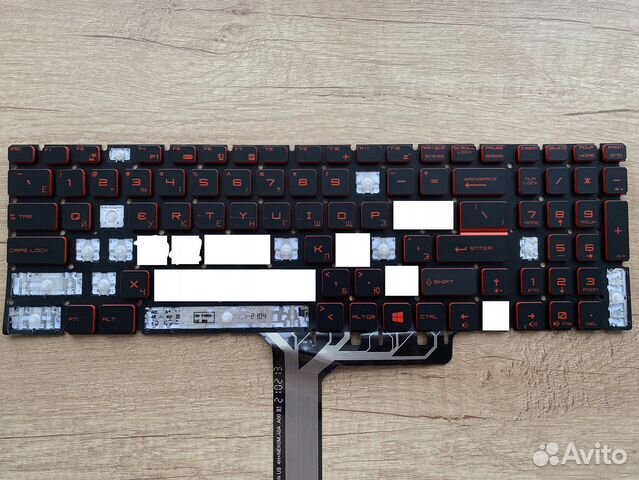 Клавиши клавиатуры msi gf75