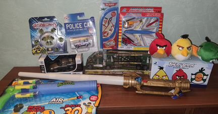 Новые игрушки, машинки,Angry Birds,самолеты и пр