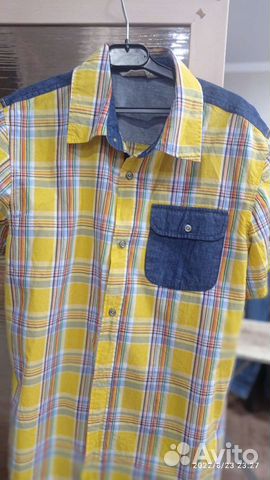 Рубашка для мальчика летняя рост 164
