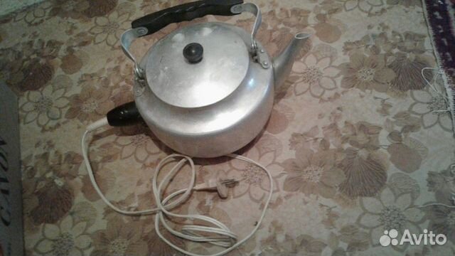 Чайник СССР железный круглый
