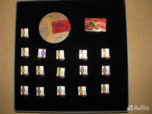 Набор знаков 22-я Олимпиада в Москве