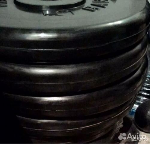 Фирменные Диски для Штанги и Гантелей Грифы Брусья