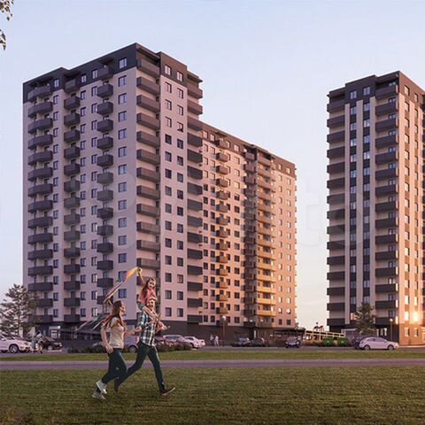 2-к. квартира, 38,4 м², 3/16 эт.