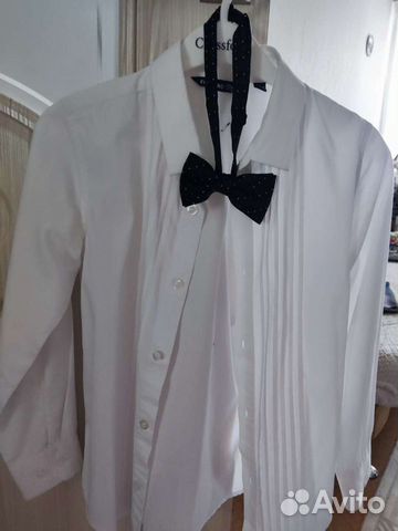 Белая рубашка для мальчика