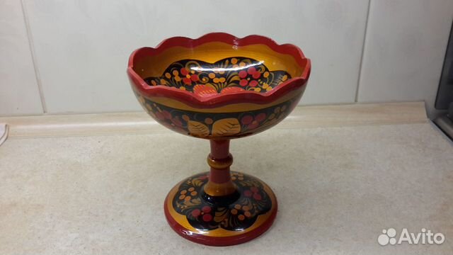 Вазочка хохлома