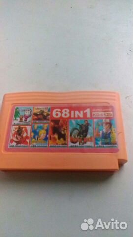 Картридж dendy 68 игр