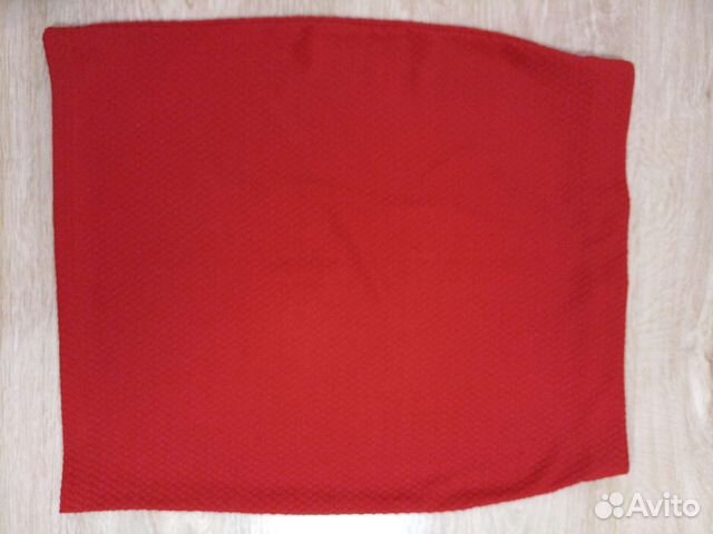 Юбка карандаш Gloria jeans темно красная р-р L