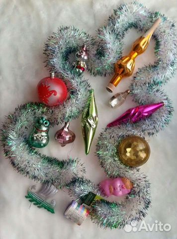 Игрушки елочные СССР