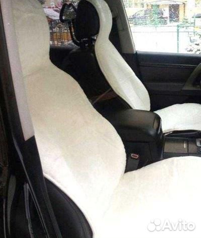 Меховые накидки на сиденья авто