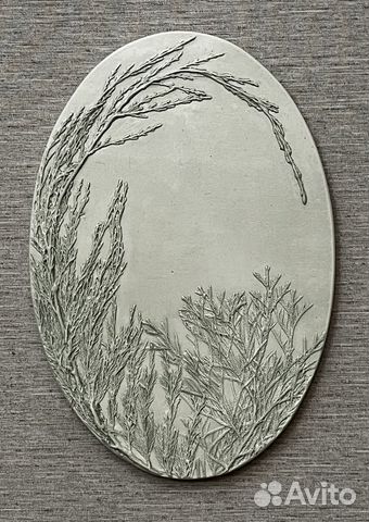 Гипсовые панно, ботанический барельеф