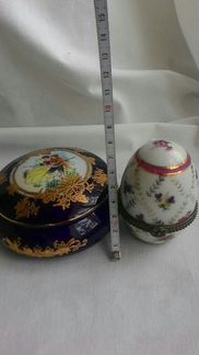 Фарфоровые шкатулки Лимож