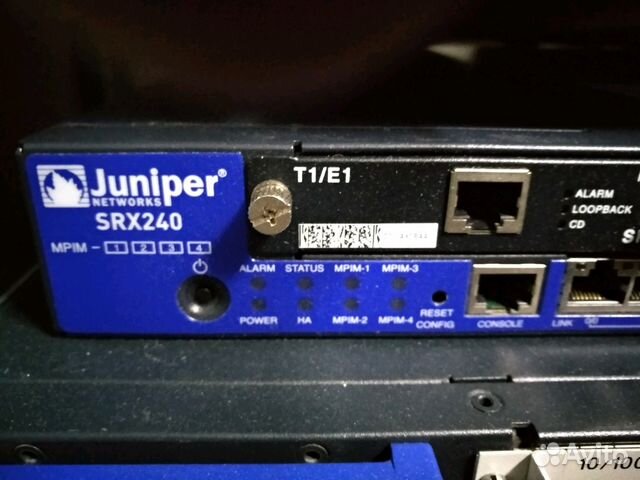 Juniper модуль SRX-MP-1T1E1