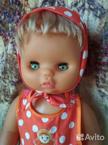 Кукла - пупс гдр времён СССР