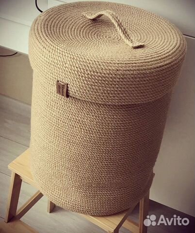 Корзина из джута