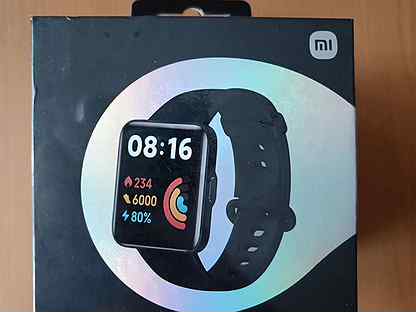 Xiaomi Redmi Watch 2 Lite GL, 1.55", черный