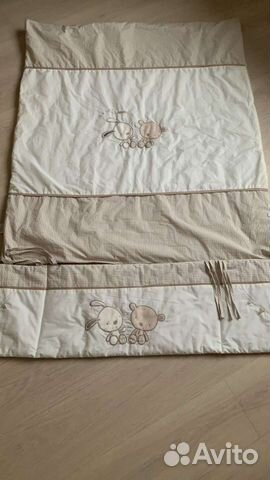 Англия. Комплект в кроватку одеяло и бортик