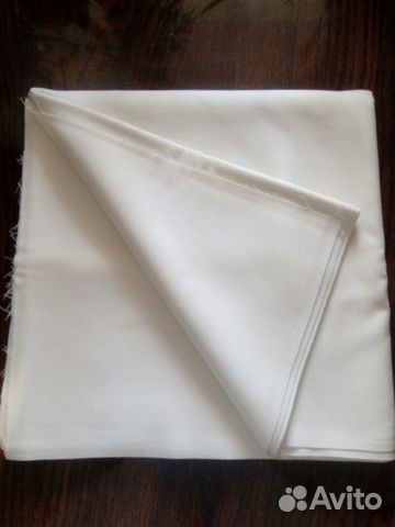 Диагональ х/б белая(военная) СССР