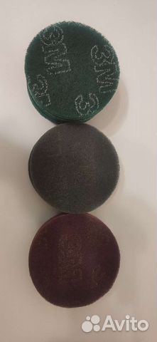 Комплект Губка шлифовальная абразивная на липучке