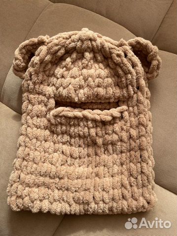 Шапка балаклава с ушками