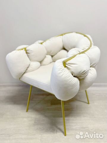 Кресло стул для клиента белое