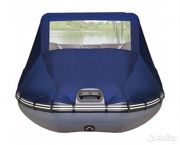 Тент носовой флагман (300-350) цвет синий