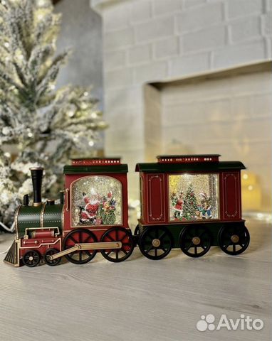 Новогодний и музыкальный светильник Поезд
