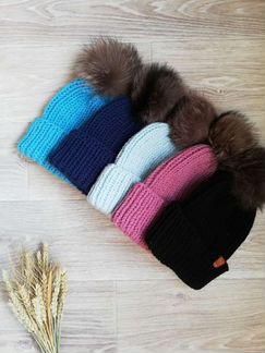 Шапка снуд варежки