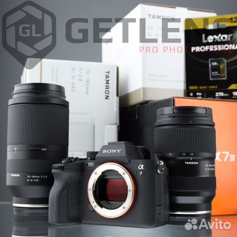Sony A7 IV + Tamron 28-75 + 70-180 2.8 + Lexar64GB