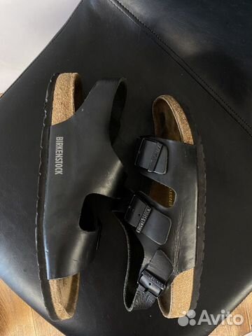 41 Birkenstock Milano Soft Leather Footbed Sandals