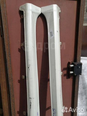 Пластиковые пороги Ниссан Ноут E11