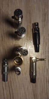 Разъемы мини XLR, jack 3.5, lemo
