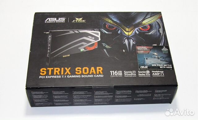 Звуковая карта asus strix soar