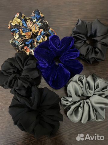 Резинки-скранчи разных расцветок