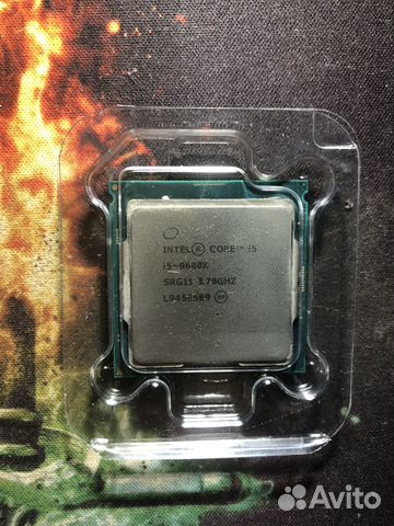 Продам процессор intel core i5 9600k