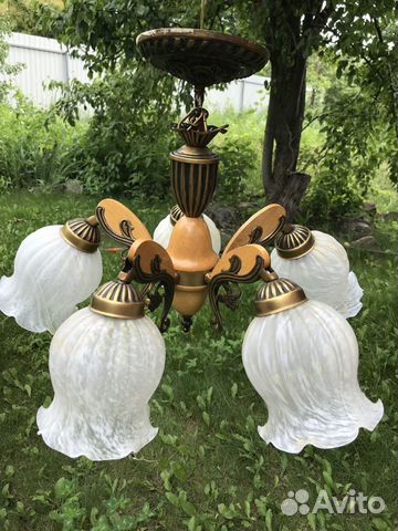 Люстра 5-рожковая СССР Винтаж