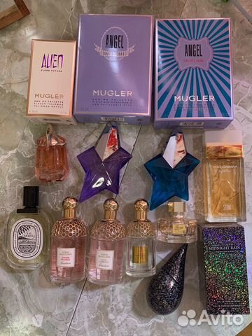 Духи Mugler,Guerlain, Diptyque,La prairie, D&G