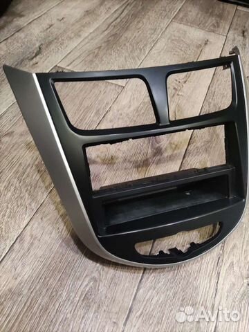 Рамка на магнитолу hyundai solaris