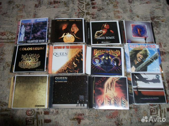 Музыка на CD дисках, рок, блюз, хард