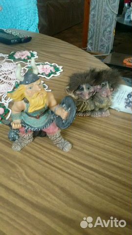 Керамические фигурки Скандинавских стран