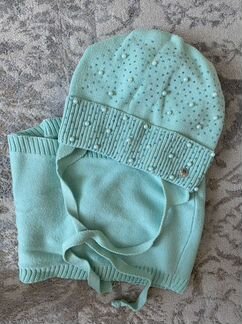 Комплект шапка, шарф снуд