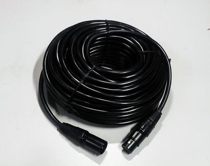 Кабель DMX (XLR-XLR) хороший, длины от 0,5 до 20м
