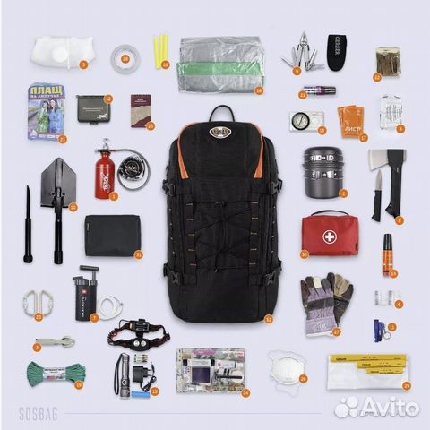Набор для выживания Премиум-Авто.sosbag