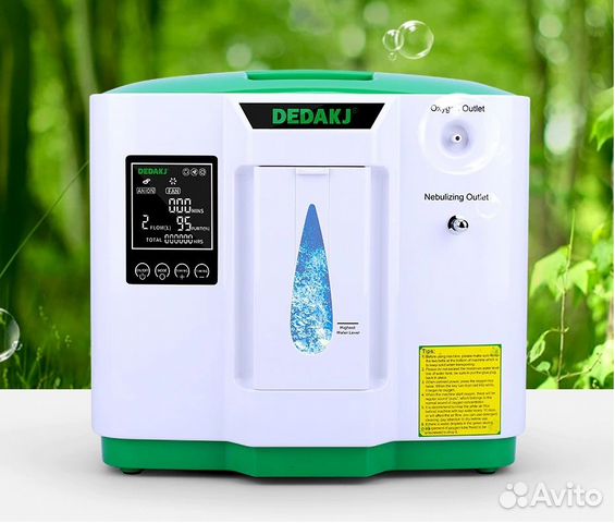 Концентратор кислорода, dedakj DE-2A, 2-9L, новый