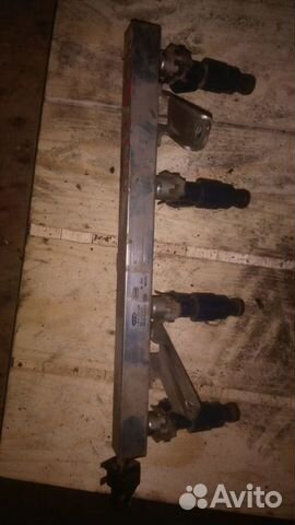 Рейка топливная с форсунками Chery Kimo