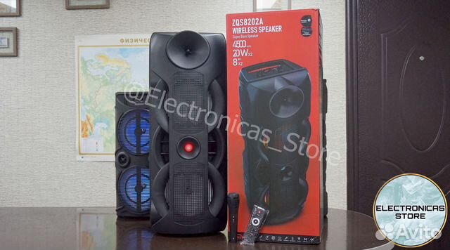 Большая Колонка ZQS-8202A Colored с Гарантией