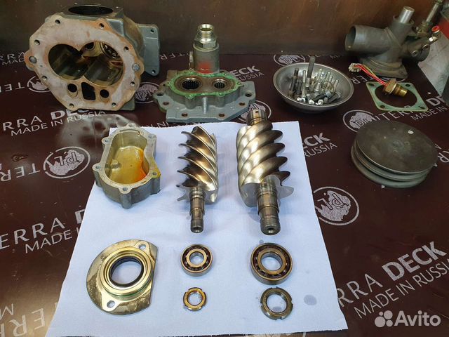 Ремонт винтовых компрессоров поршневых воздуходув