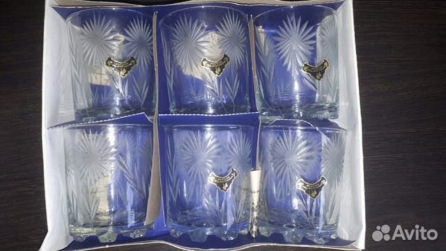 Бокалы хрусталь 6 шт