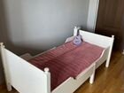 Кровать детская раздвижная IKEA leksvik объявление продам