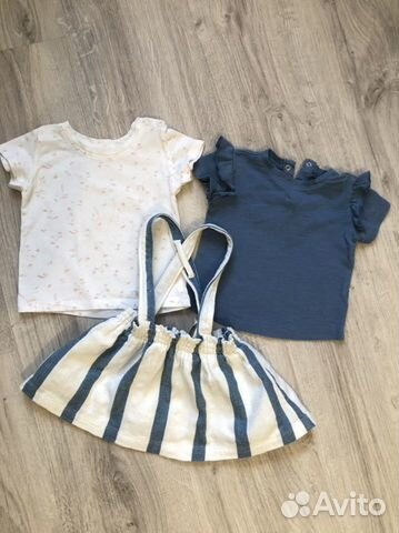 Летние вещи на девочку 68-74 размер пакетом